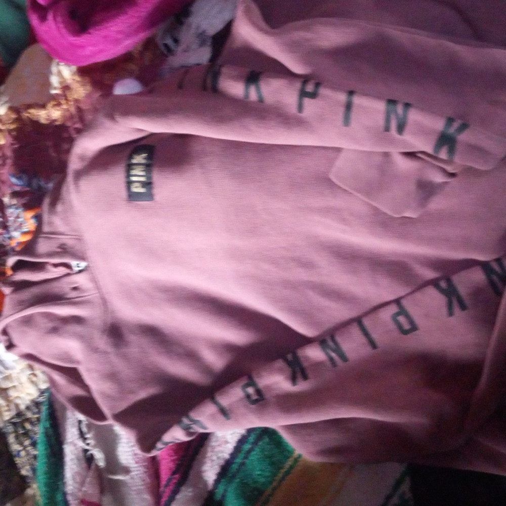 Pink hoodie